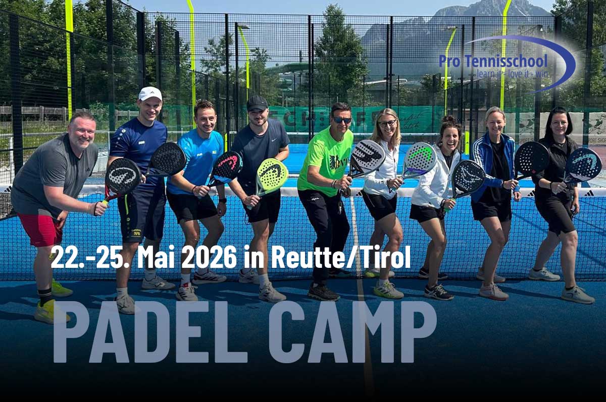 Padel Camp in Reutte/Tirol | Pfingsten, vom 22. bis 25. Mai 2026